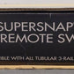 K-Line 6-21400 O Scale SuperSnap 72" Right Hand Remote Switch Turnout VG/Box