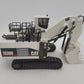 NZG 391 1:50 Diecast White Cat 5130 Hydraulic Shovel W/Movable Arm & Bucket EX/Box
