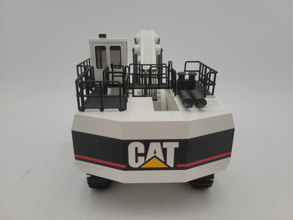 NZG 391 1:50 Diecast White Cat 5130 Hydraulic Shovel W/Movable Arm & Bucket EX/Box
