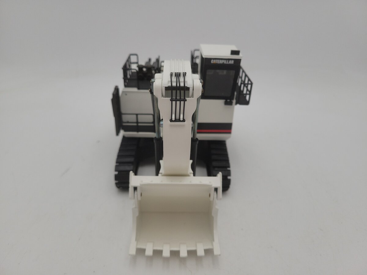 NZG 391 1:50 Diecast White Cat 5130 Hydraulic Shovel W/Movable Arm & Bucket EX/Box