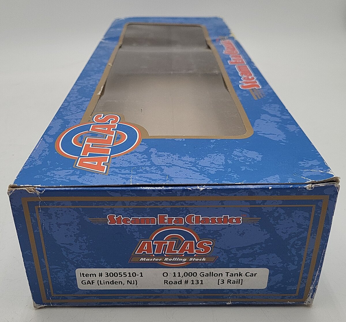 Atlas 3005510 O Gauge GAF (Linden, NJ) 11,000 Gal Tank 3-Rail #131 EX/Box