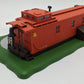 MTH 30-90013 O Scale Orange Yard Work Office with Operating Fire EX/Box