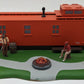 MTH 30-90013 O Scale Orange Yard Work Office with Operating Fire EX/Box