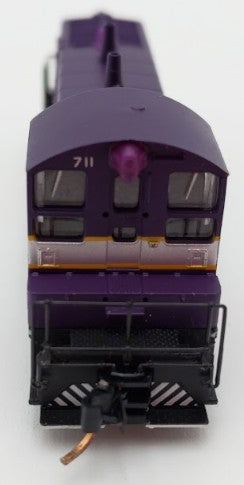 Life Like 7852 N Scale Atlantic Coast Line SW9/1200 Diesel Switcher #711 EX/Box