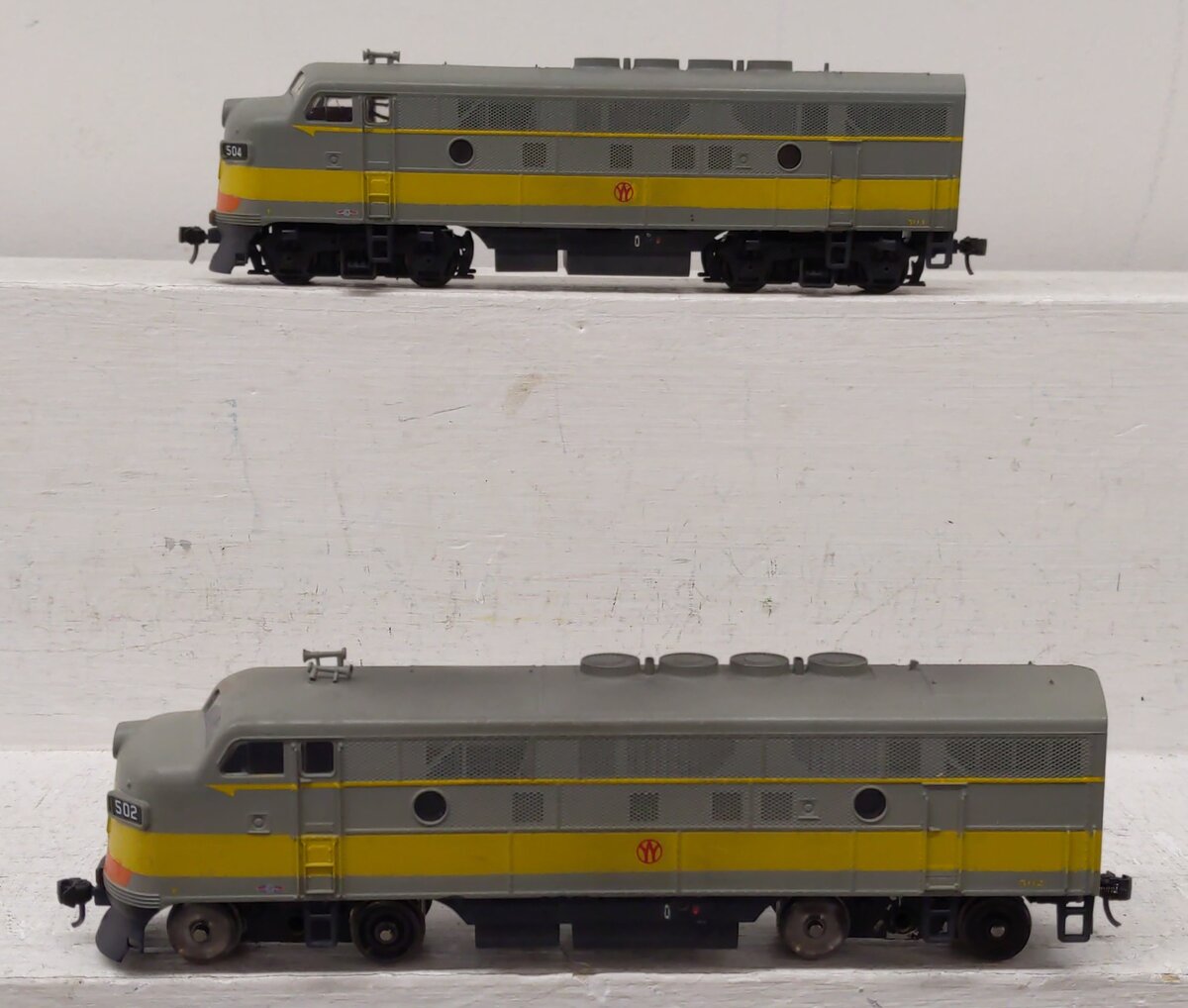 Life Like HO Scale NYO&W Diesel Locomotives - Custom [2] EX