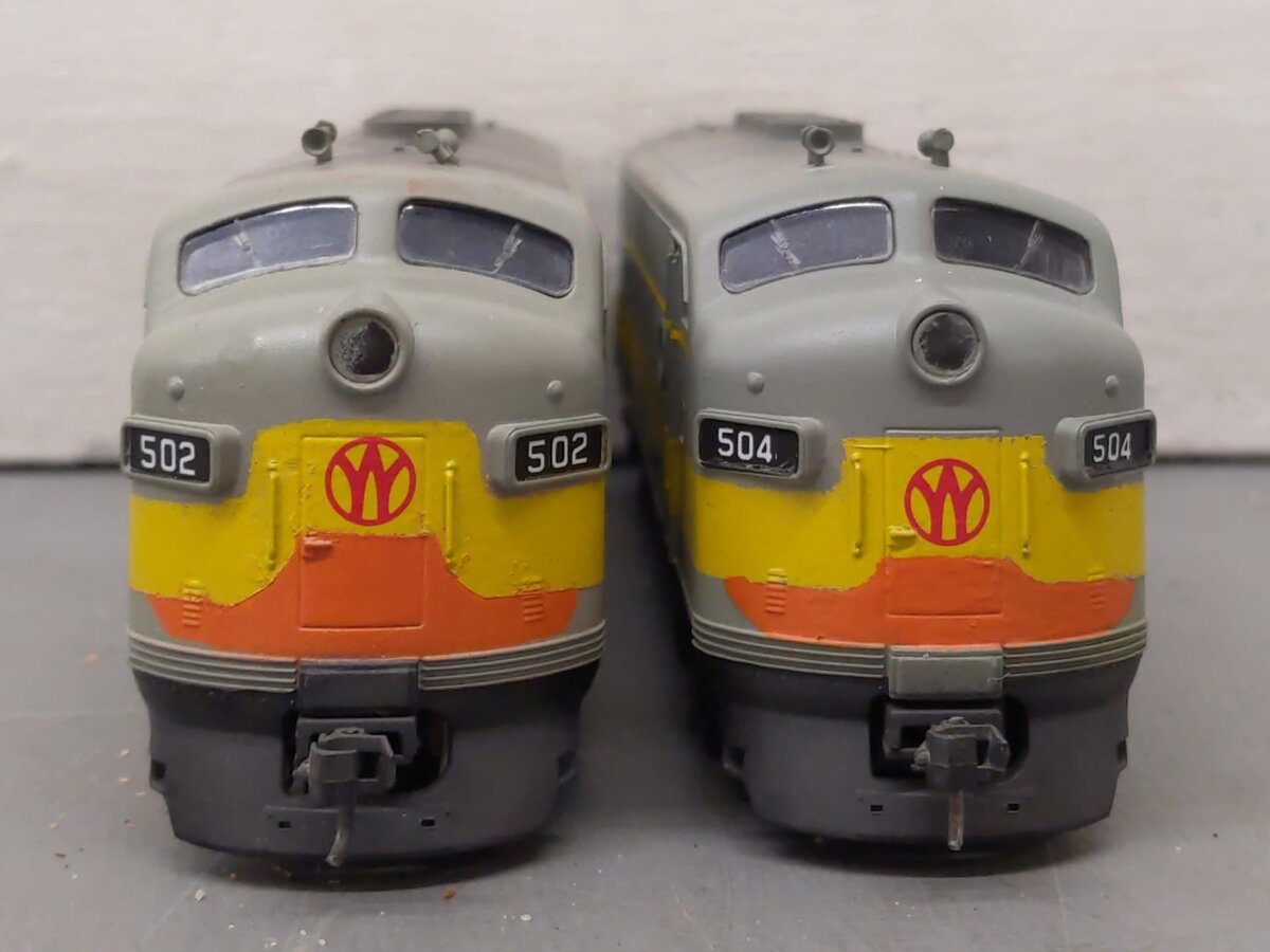 Life Like HO Scale NYO&W Diesel Locomotives - Custom [2] EX