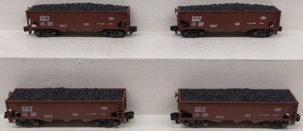 American Flyer 6-48613 S Bessemer & Lake Erie 3-Bay Hopper Set (Set of 4) EX/Box