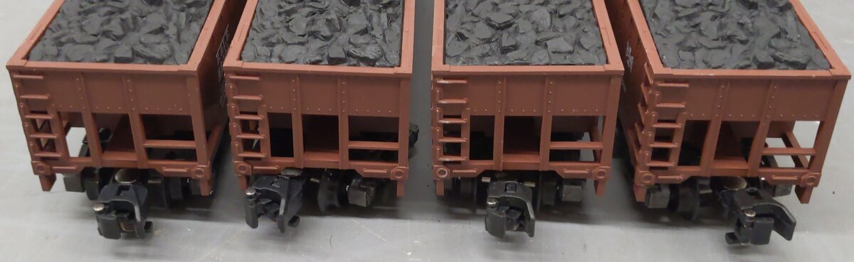 American Flyer 6-48613 S Bessemer & Lake Erie 3-Bay Hopper Set (Set of 4) EX/Box