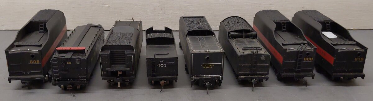 Bachmann & Others HO Scale Assorted Tenders [8] VG