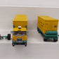 Tekno 71661 1:50 Scale DC Mack F700 Straight Truck W/2 20 Ft Containers Trailer VG/Box