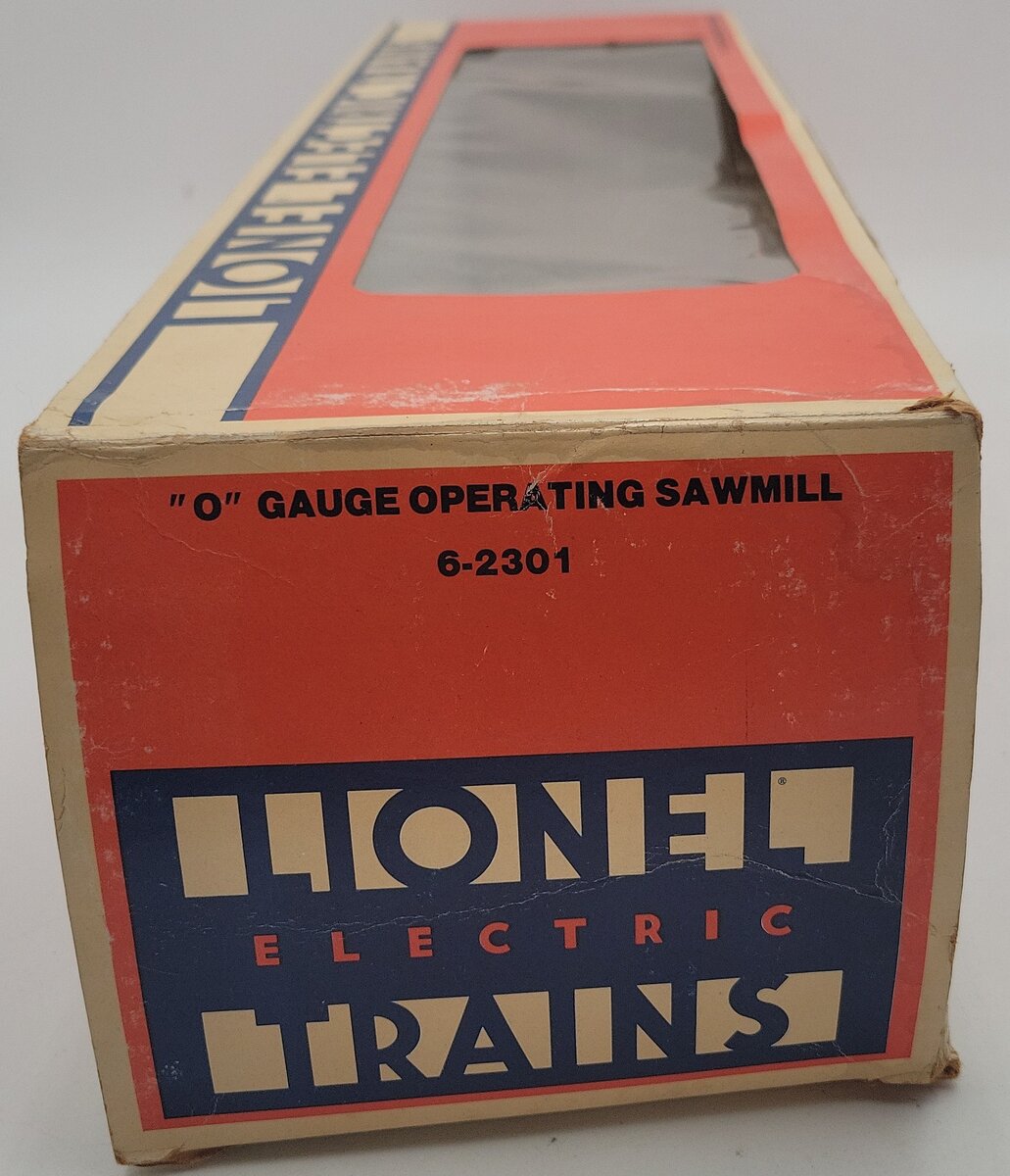 Lionel 6-2301 O Gauge Operating Sawmill EX/Box