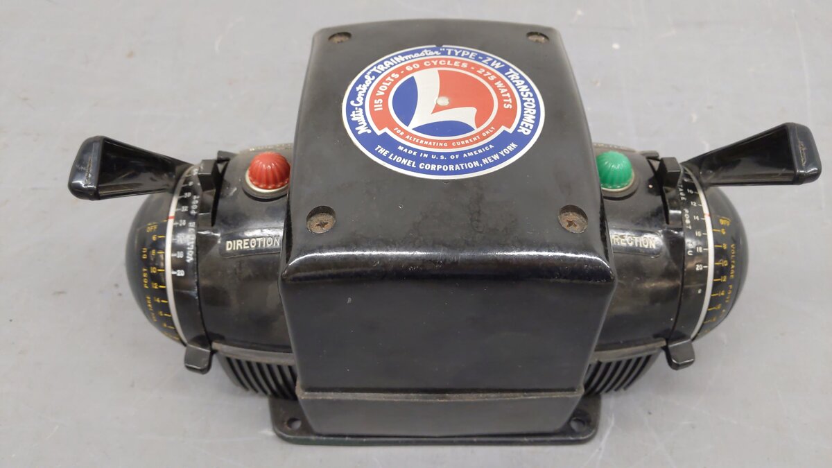 Lionel ZW Vintage O Gauge Trainmaster 275 Watt Transformer with Whistle VG