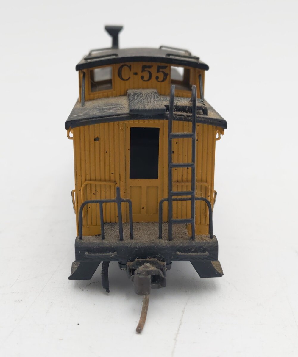Tenshodo 354 HO Scale BRASS Duluth Missabe & Iron Range Caboose Car - Painted VG
