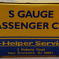 S-Helper S Scale Pullman Baggage Passenger Car EX/Box