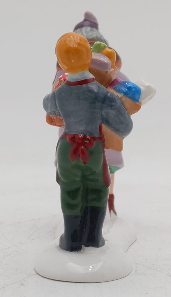 Dept 56 56.55178 The Snow Village "Carry Out Boy" Porcelain figure EX/Box