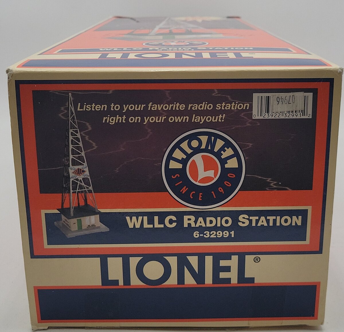 Lionel 6-32991 O Gauge WLLC Radio Station Tower EX/Box