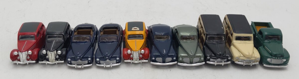 Classic Metal Works HO Scale Die-Cast Automobiles [10] EX