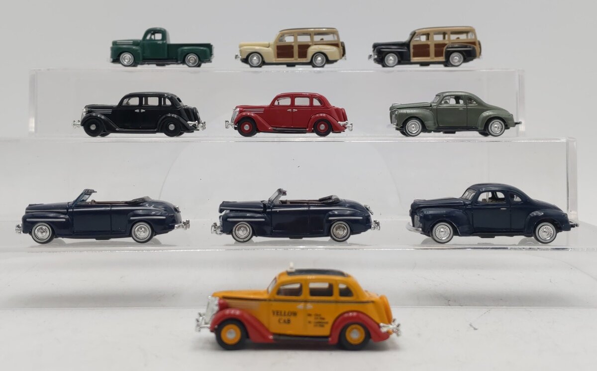 Classic Metal Works HO Scale Die-Cast Automobiles [10] EX