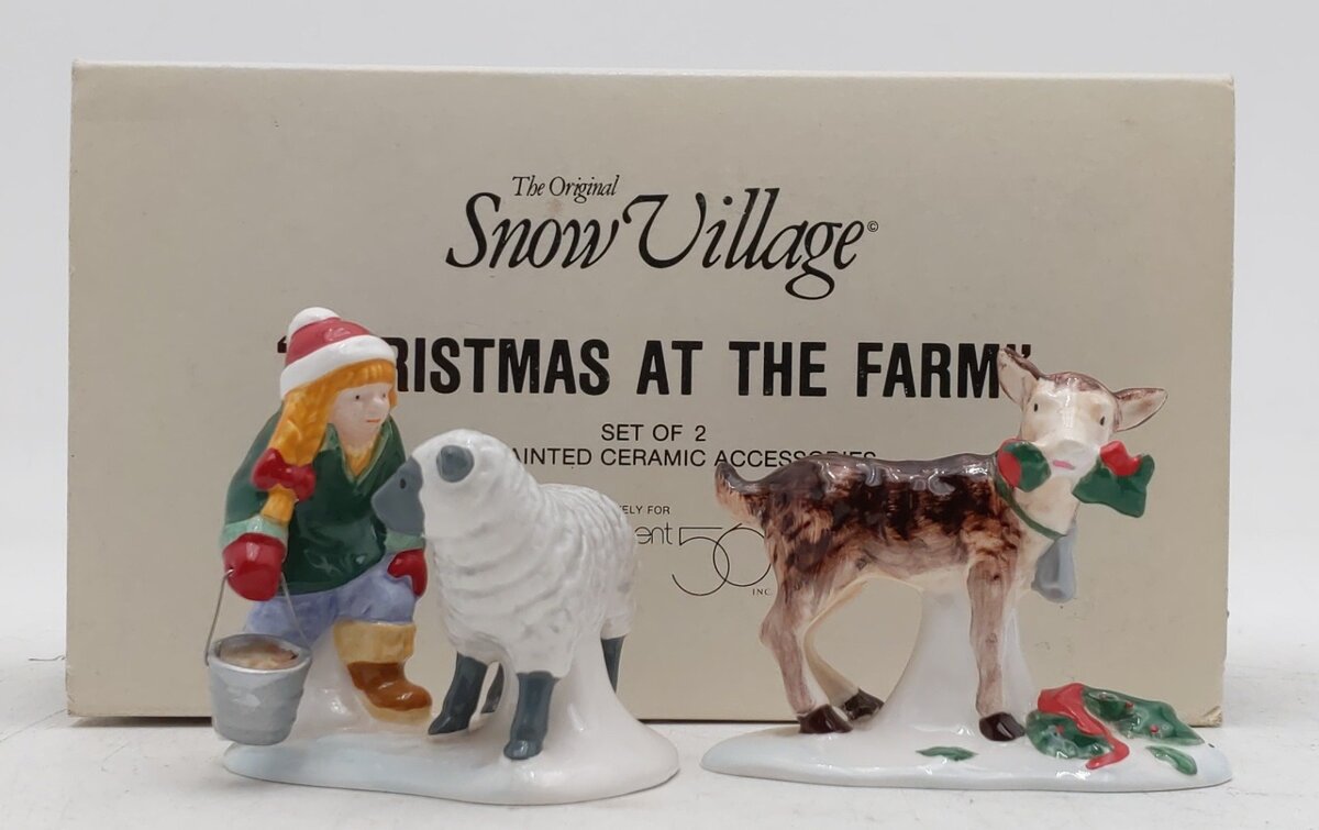 Dept 56 5450-0 Snow Village "Christmas At The Farm" EX/Box