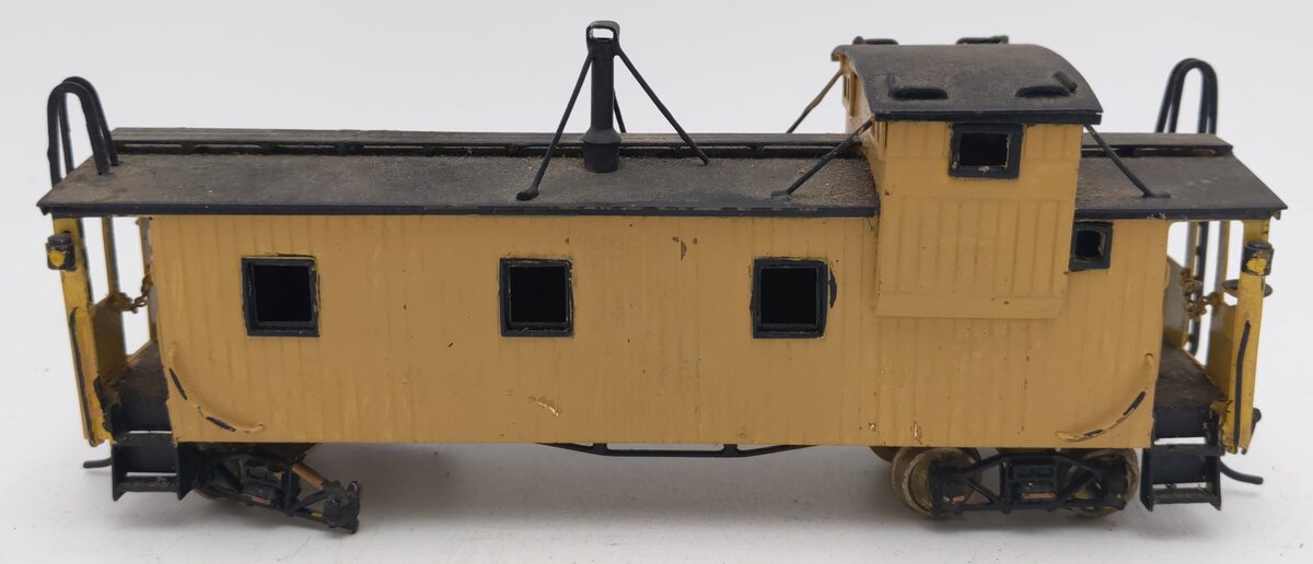HO Scale BRASS C-30 Caboose Car - Painted