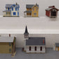 Kibri HO Scale Plastic Buildings [6] EX
