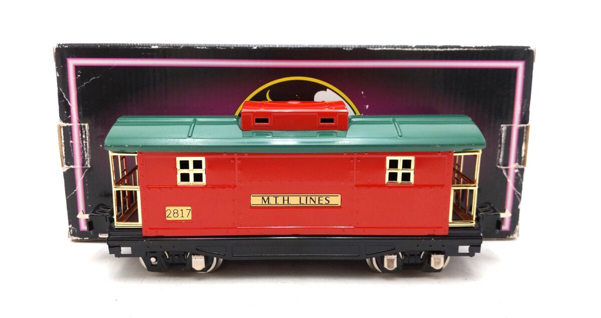 MTH 10-8005 O Gauge Red 2817 Caboose EX/Box
