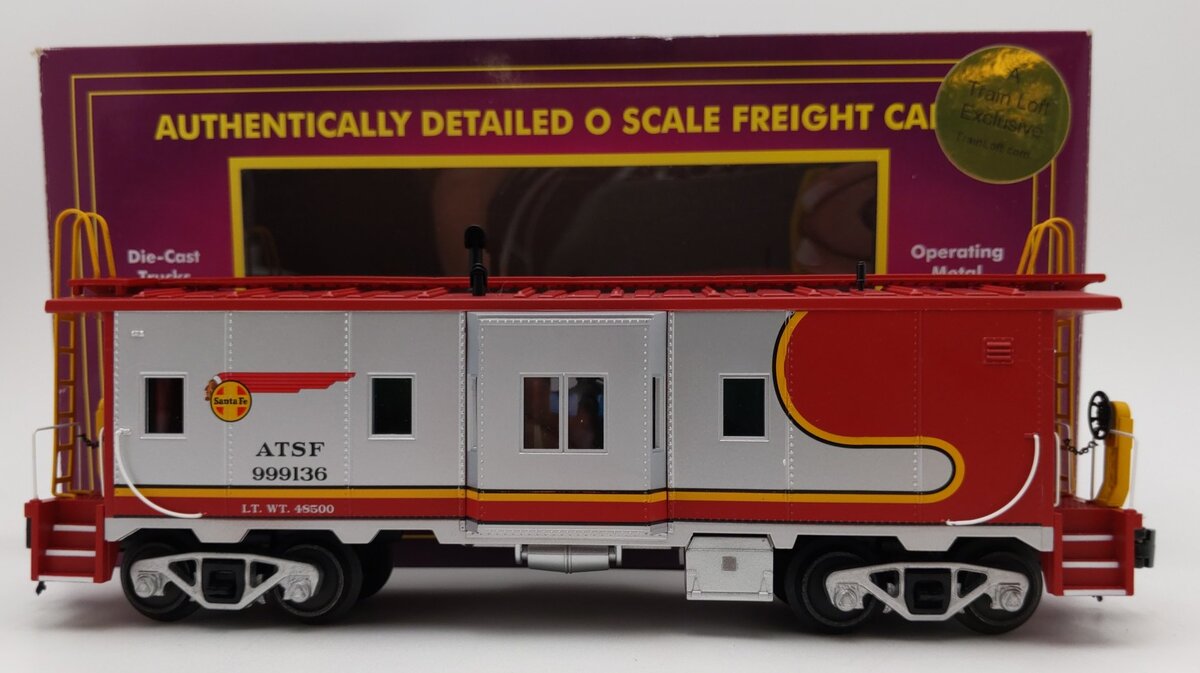 MTH 20-91737 O Gauge Atchison Topeka Santa Fe  Caboose #999136 EX/Box