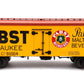 MTH 20-94301 O Gauge Pabst Milwaukee Refrigerator Car #91004 EX/Box