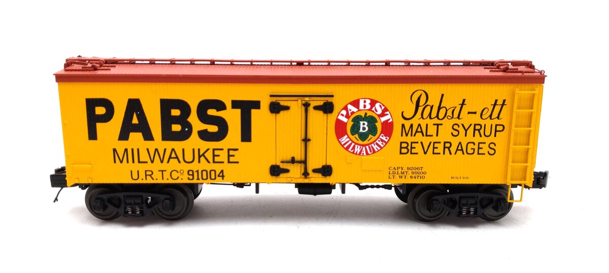 MTH 20-94301 O Gauge Pabst Milwaukee Refrigerator Car #91004 EX/Box
