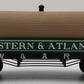 MTH 30-73410 O Gauge Western Atlantic W.A.R.R. Wooden Tank Car/19 Century #58