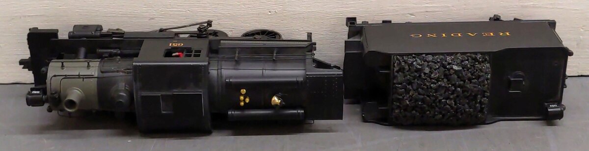 MTH 30-1636-1 O Gauge Reading 4-6-0 Imperial Camelback Steam Engine #651 w/PS3.0 EX/Box