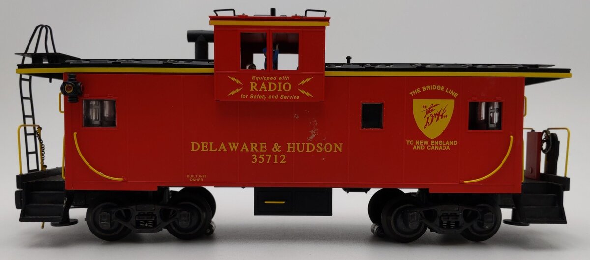 K-Line K613-1451 O Gauge Delaware & Hudson Extended Vision Caboose #35712 VG/Box