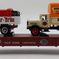 MTH 30-76119 O Gauge New York Central Flat Car w/ Box Trucks EX/Box