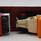 MTH 30-76119 O Gauge New York Central Flat Car w/ Box Trucks EX/Box