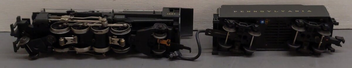 MTH 30-1164-1 O Pennsylvania 2-8-2 L-1 Mikado Steam Loco & Tender w/PS2 #1627 EX/Box