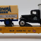 MTH 30-76122 O Gauge Milwaukee Road Flatcar With 2 Box Trucks #60 EX/Box