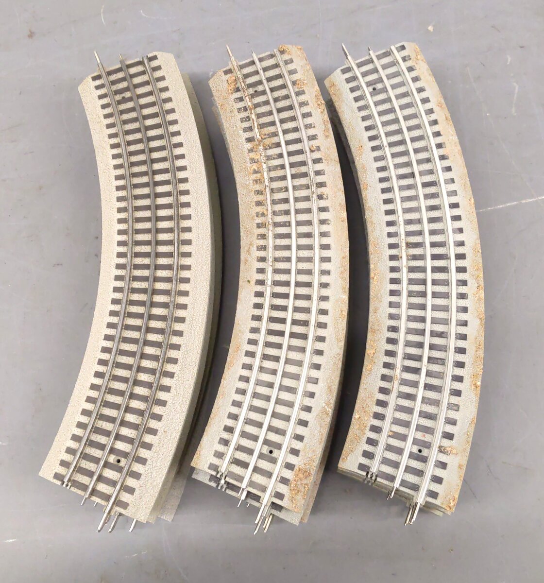Lionel 6-12015 FasTrack O36 Full Curved Track (14) VG