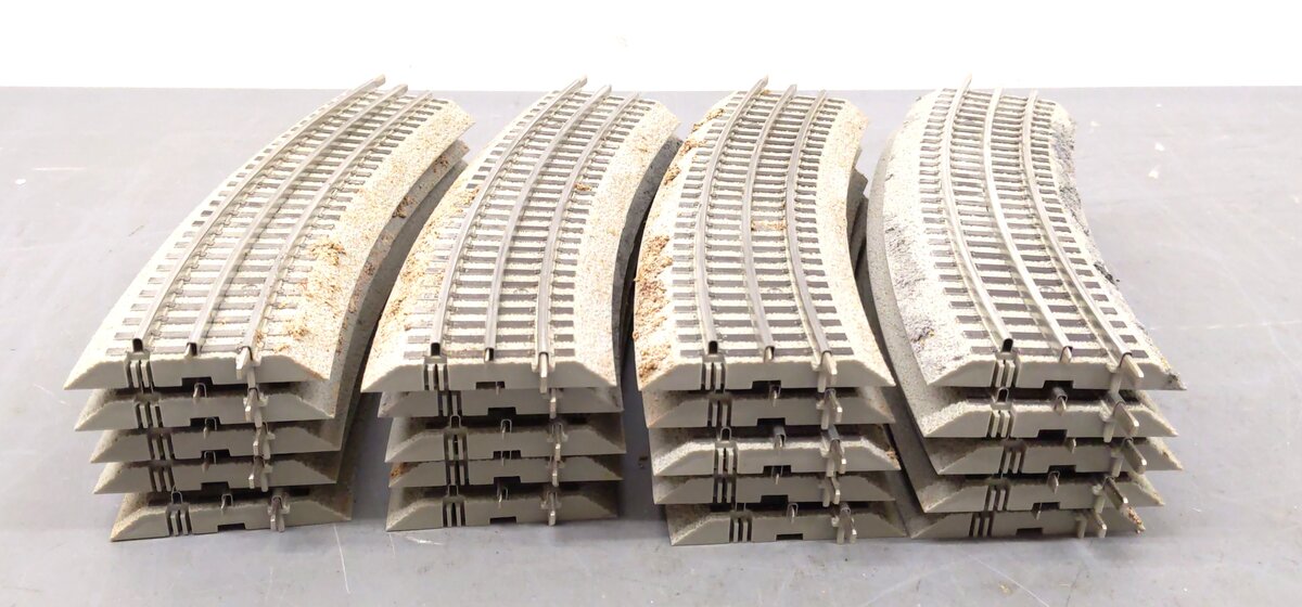 Lionel 6-12056 O FasTrack O60 Curved Track (20) VG