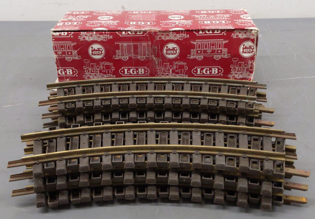 LGB 11000 G Scale R1 30 Degree Curved Track Sections (12)/Box