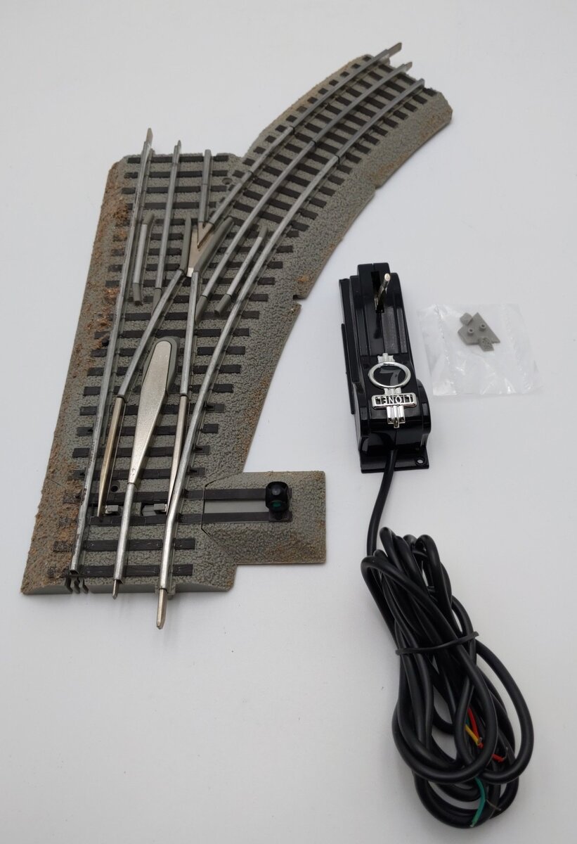 Lionel 6-81946 O-36 Remote Right Hand FasTrack Command Switch Turnout EX/Box
