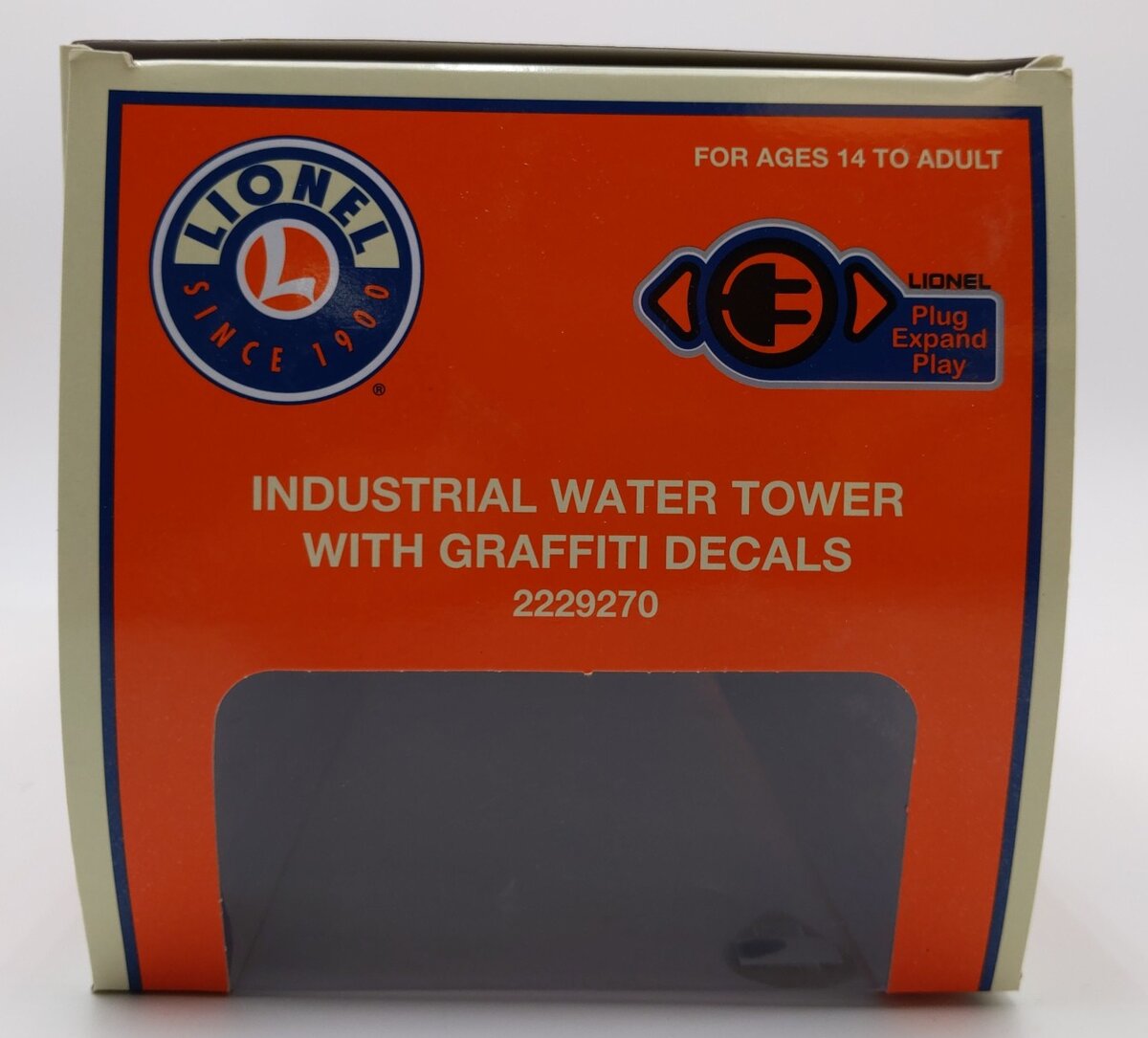 Lionel 2229270 O Plug-Expand-Play Industrial Water Tower w/no Decals EX/Box