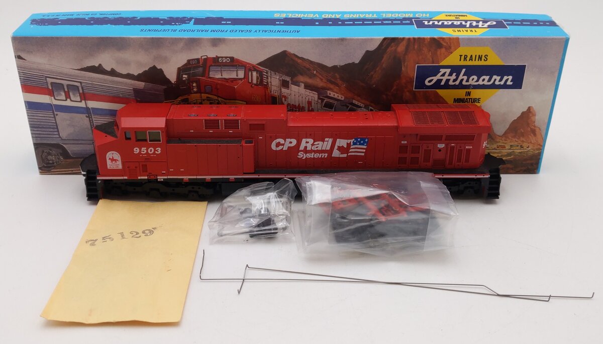 Athearn 4343 HO Scale CP Rail AC4400 Diesel Locomotive #9503 EX/Box