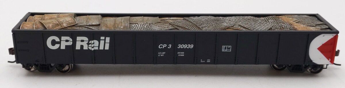 Athearn 92828 HO Canadian Pacific Rail 52' Mill Gondola w/Scrap Load #330939
