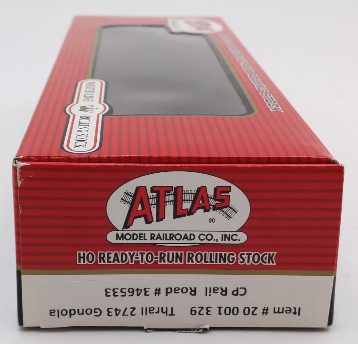 Atlas 20001329 HO Scale Canadian Pacific Rail Thrall 2743 Gondola #346533