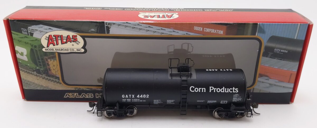 Atlas 6235-3 HO GATX Corn Products 17,600 Gallon Corn Syrup Tank Car #4482 EX/Box