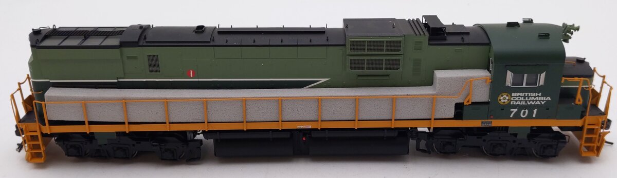 Bowser 23445 HO Scale British Columbia Railway Alco C630M Diesel Locomotive #701 EX/Box
