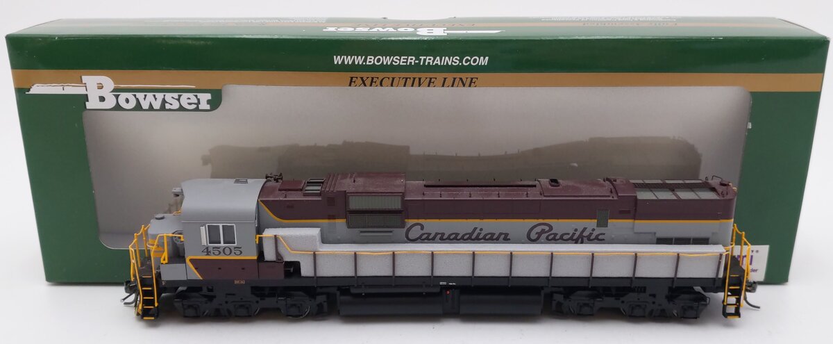Bowser 23722 HO Canadian Pacific MLW C-630M Diesel Loco w/ DCC & Sound #4505 EX/Box