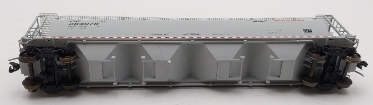 InterMountain 1017D HO Canadian Pacific 4-Bay Cylindrical Hopper Car #384978 EX/Box