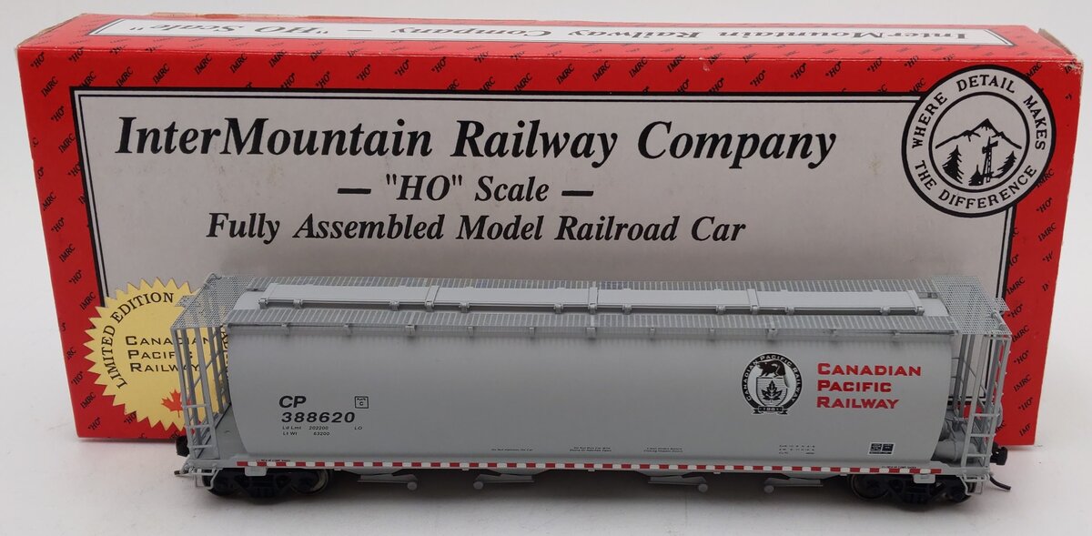 InterMoutain 1017I Canadian Pacific 4-Bay Cylindrical Hopper #388620 EX/Box