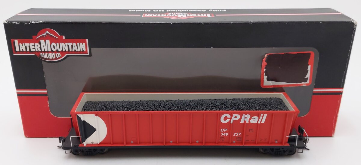 InterMountain 47102-26 HO Canadian Pacific Red Bathtub Coal Gondola Car #349237 LN/Box